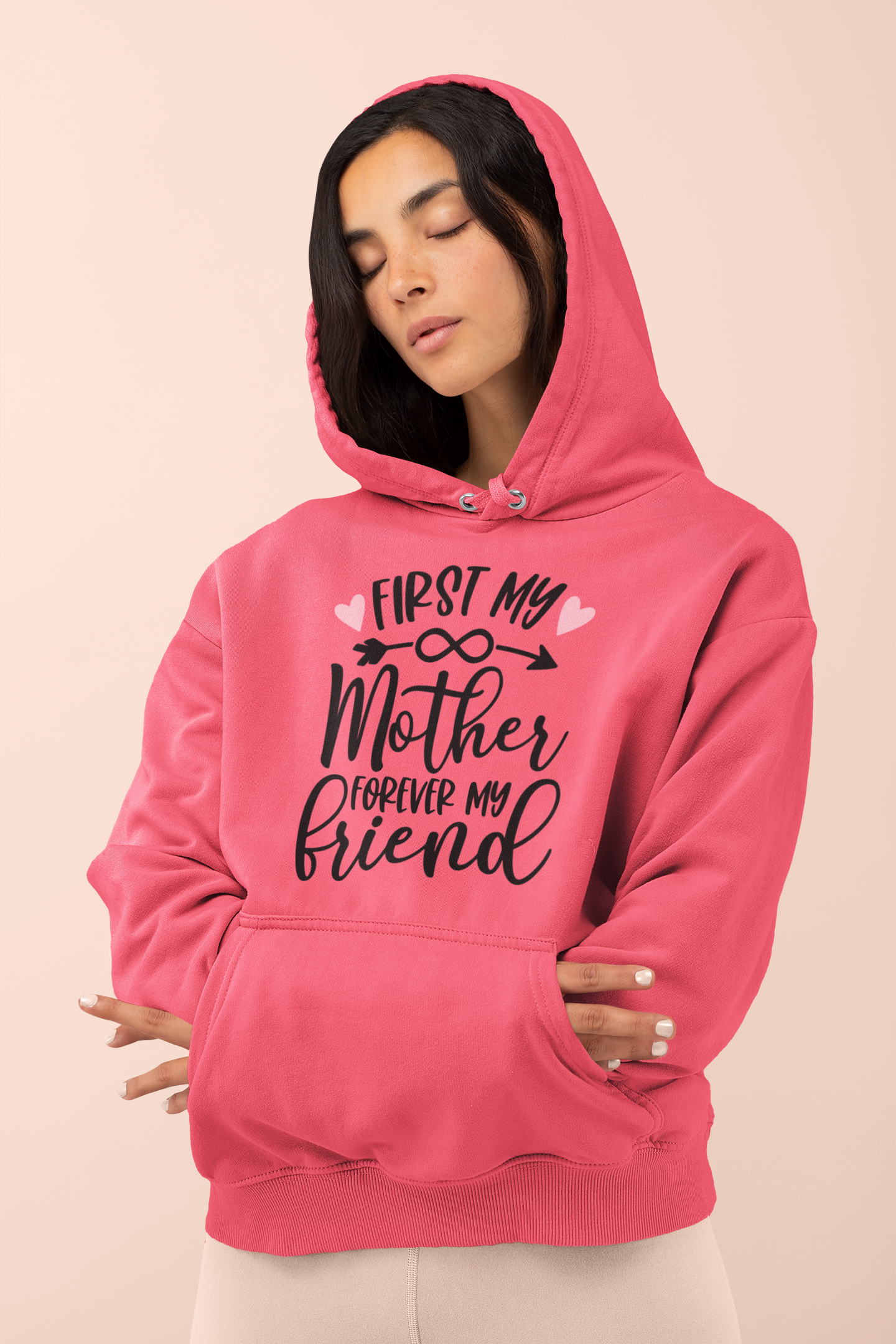 First Mother Forever Friend 2 Hoodie - Image 2