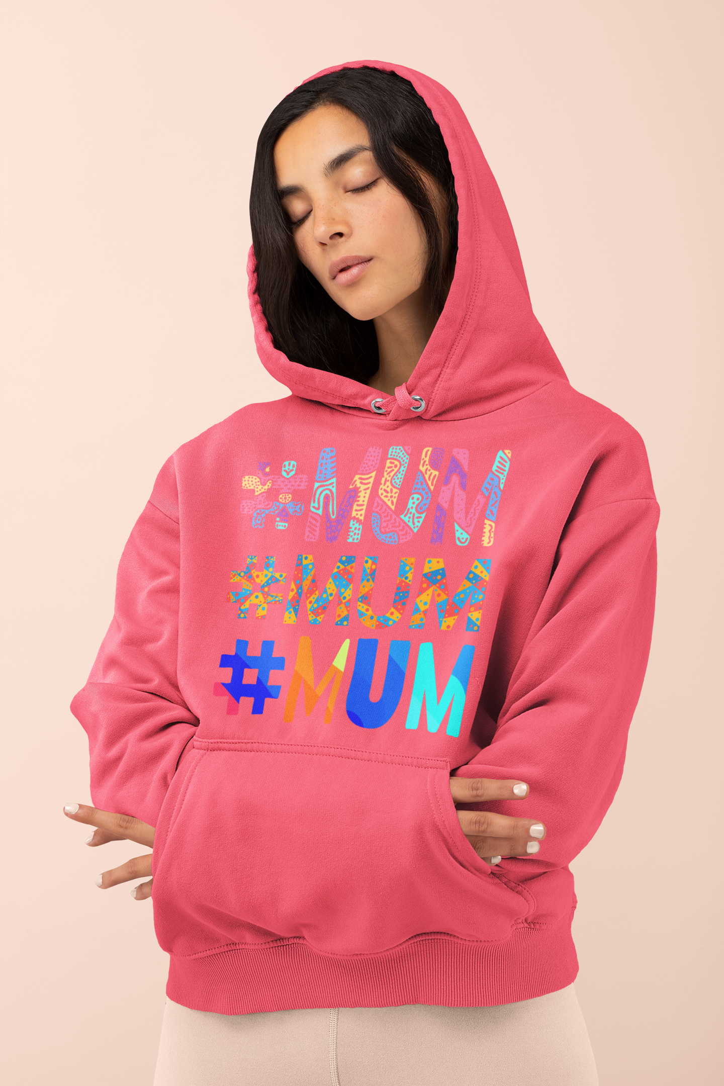 Hashtag Mum Hoodie - Image 2