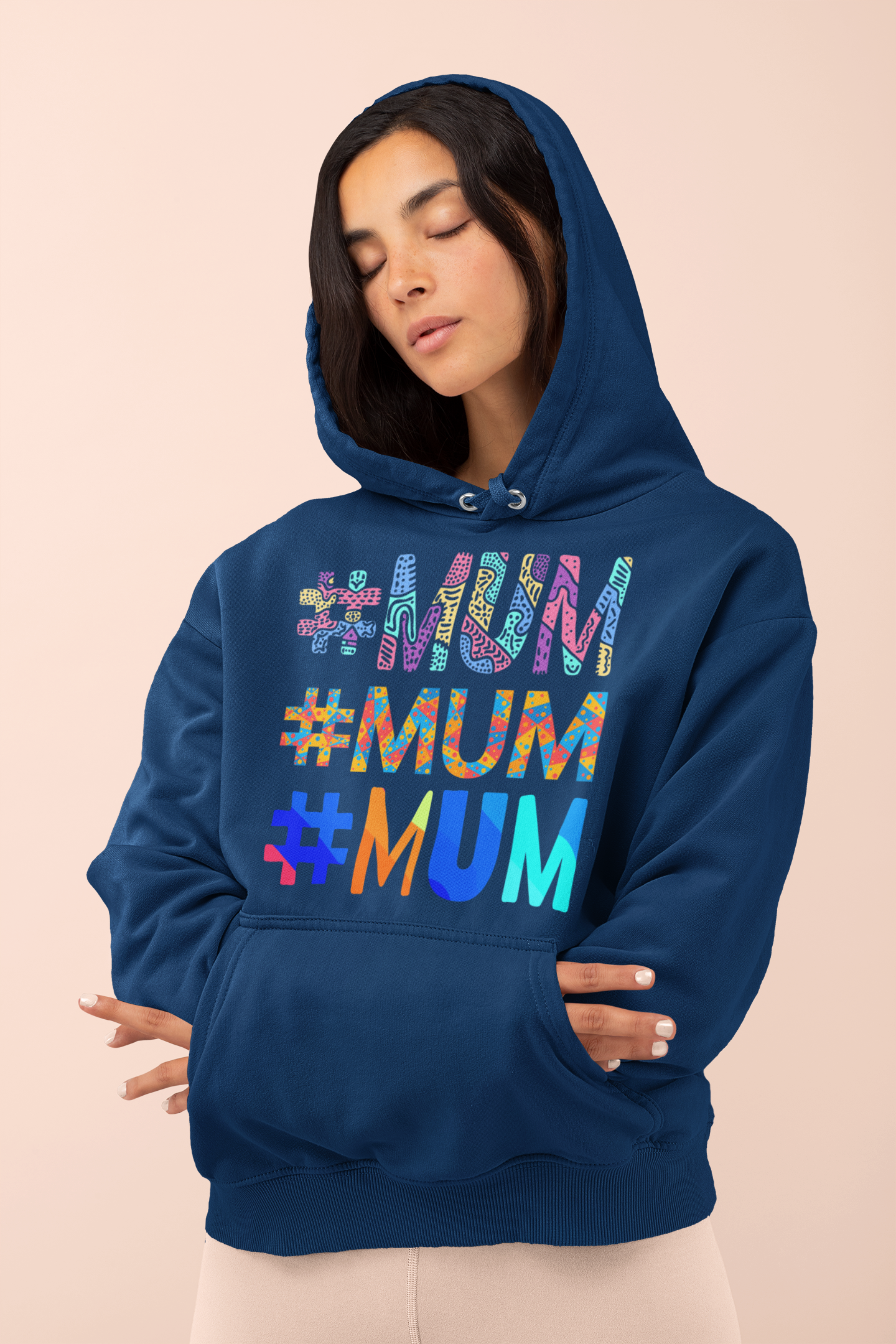 Hashtag Mum Hoodie - Image 3