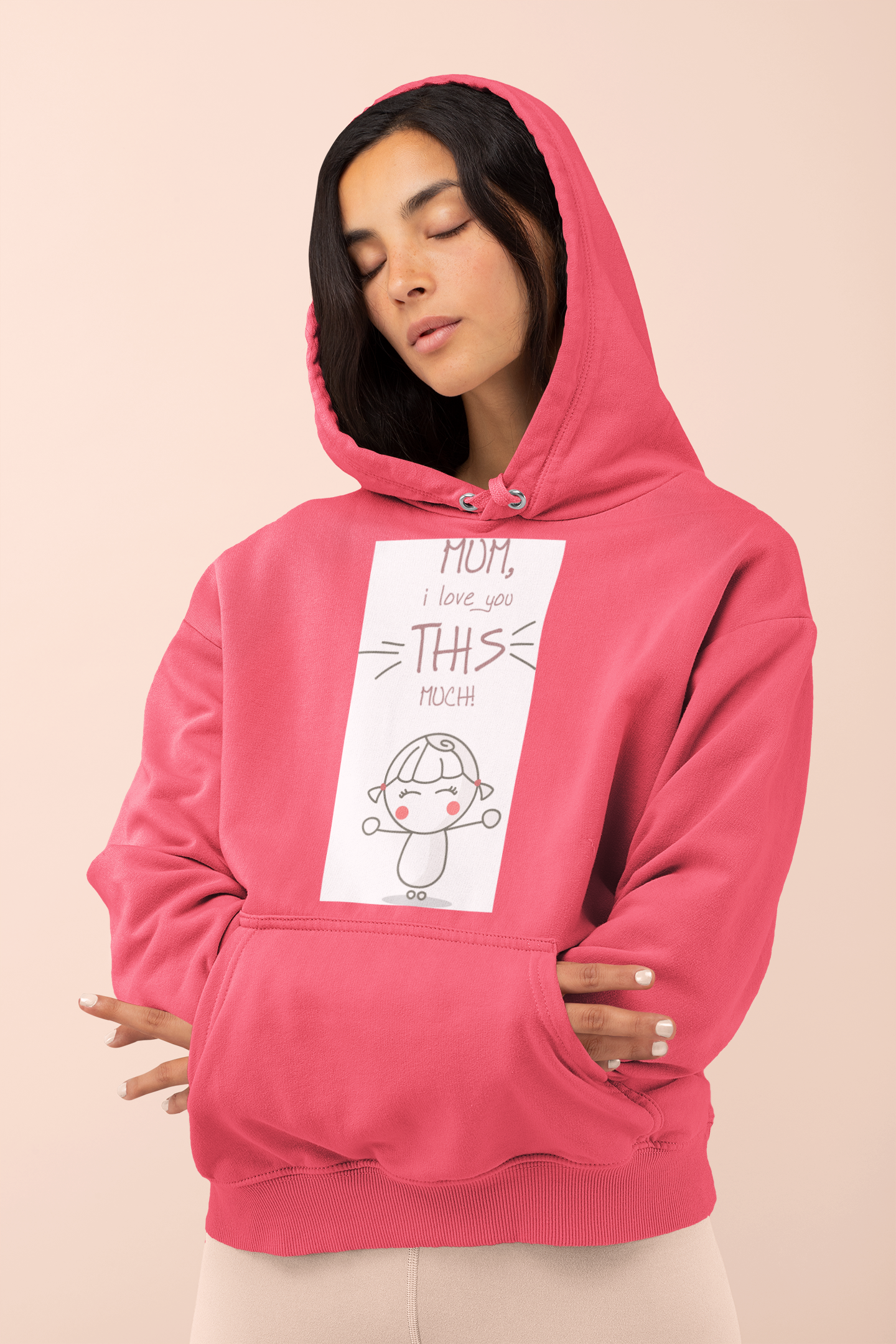 I Love You This Much Hoodie - Image 2
