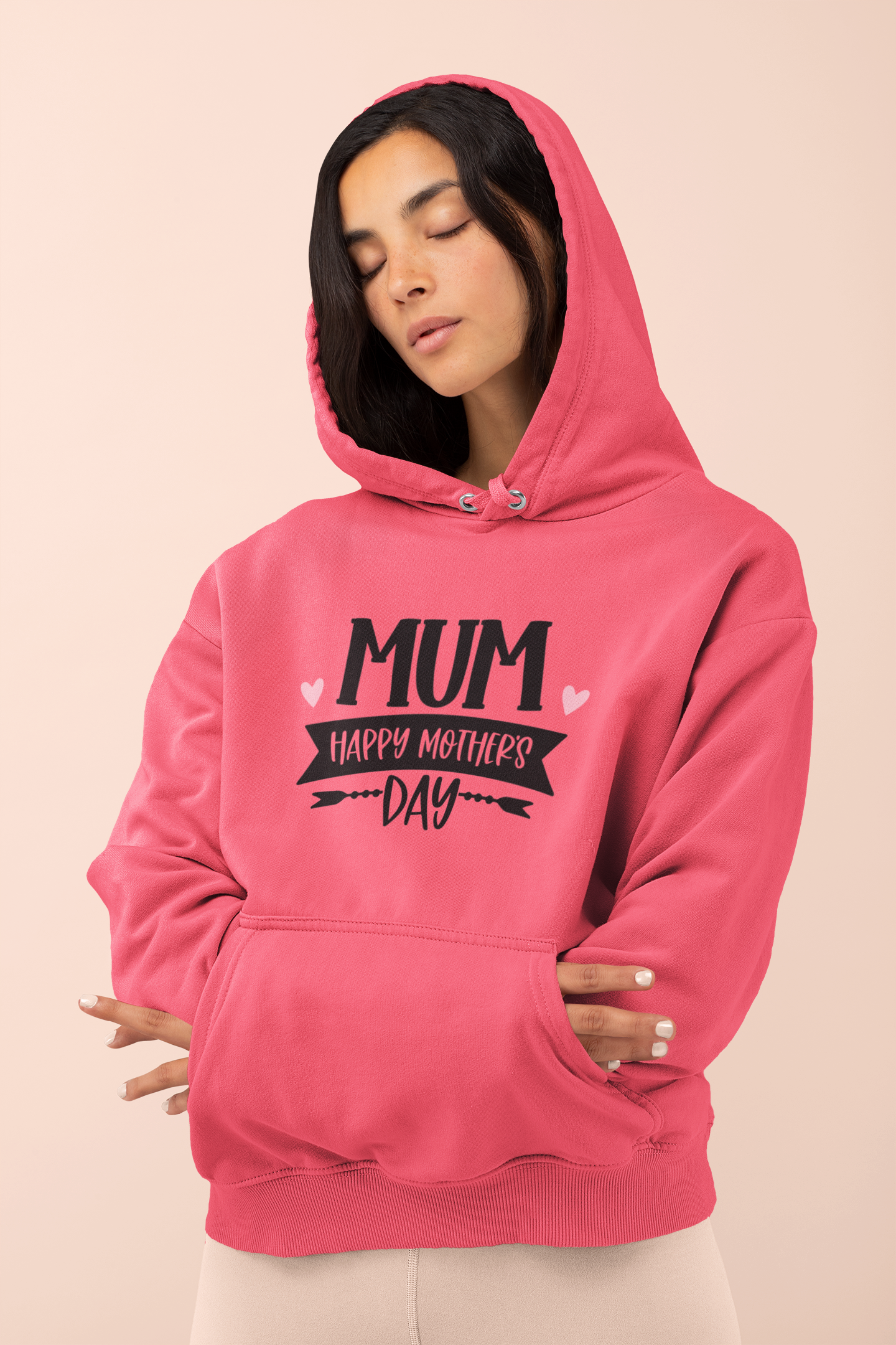 Mum Happy Mothers Day Hoodie - Image 2