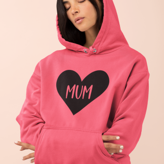 Mum Big Cut Out Hoodie