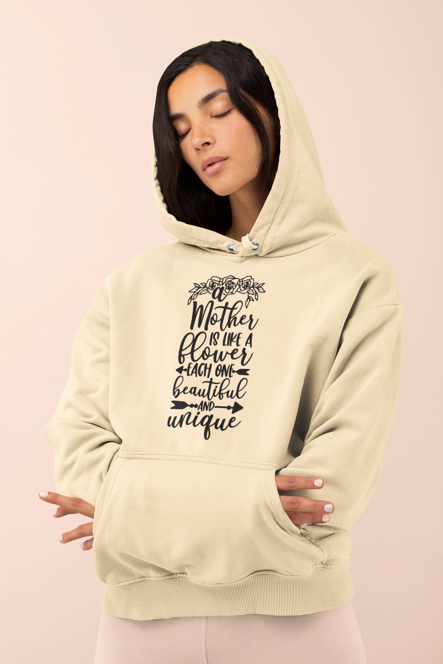 Mother Is Like A Flower Hoodie