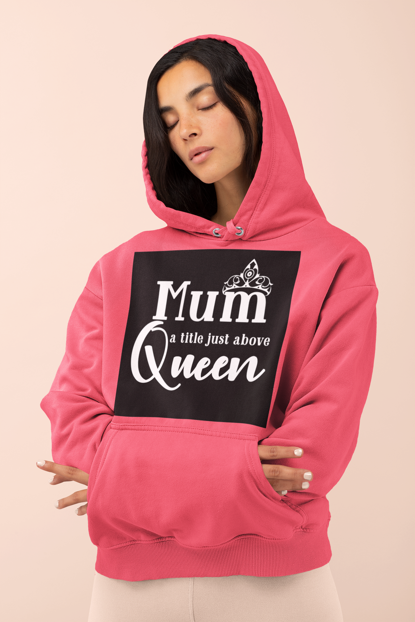 Mum Queen Hoodie - Image 2