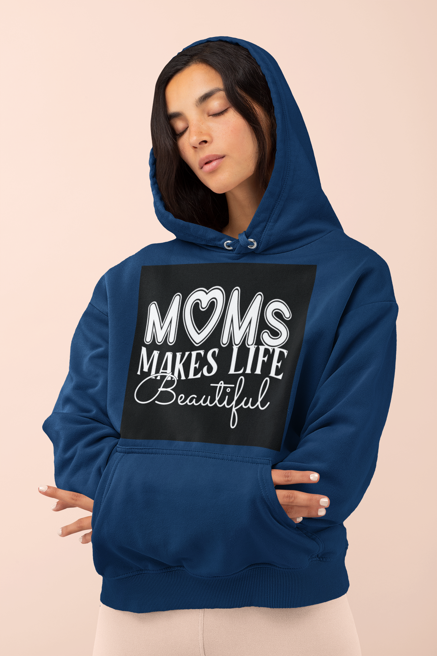 Mums Make Life Beautiful Hoodie - Image 3