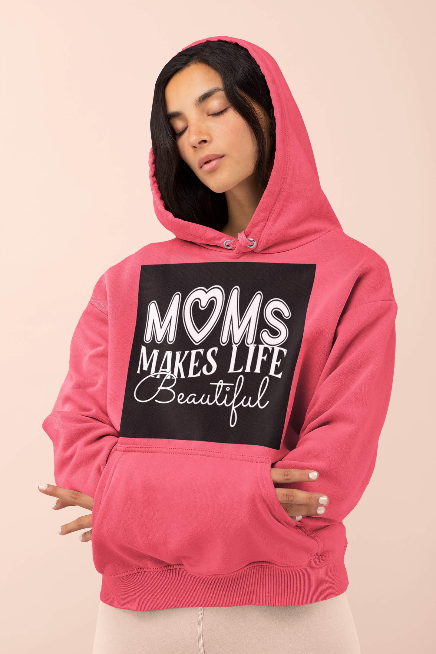Mums Make Life Beautiful Hoodie - Image 2