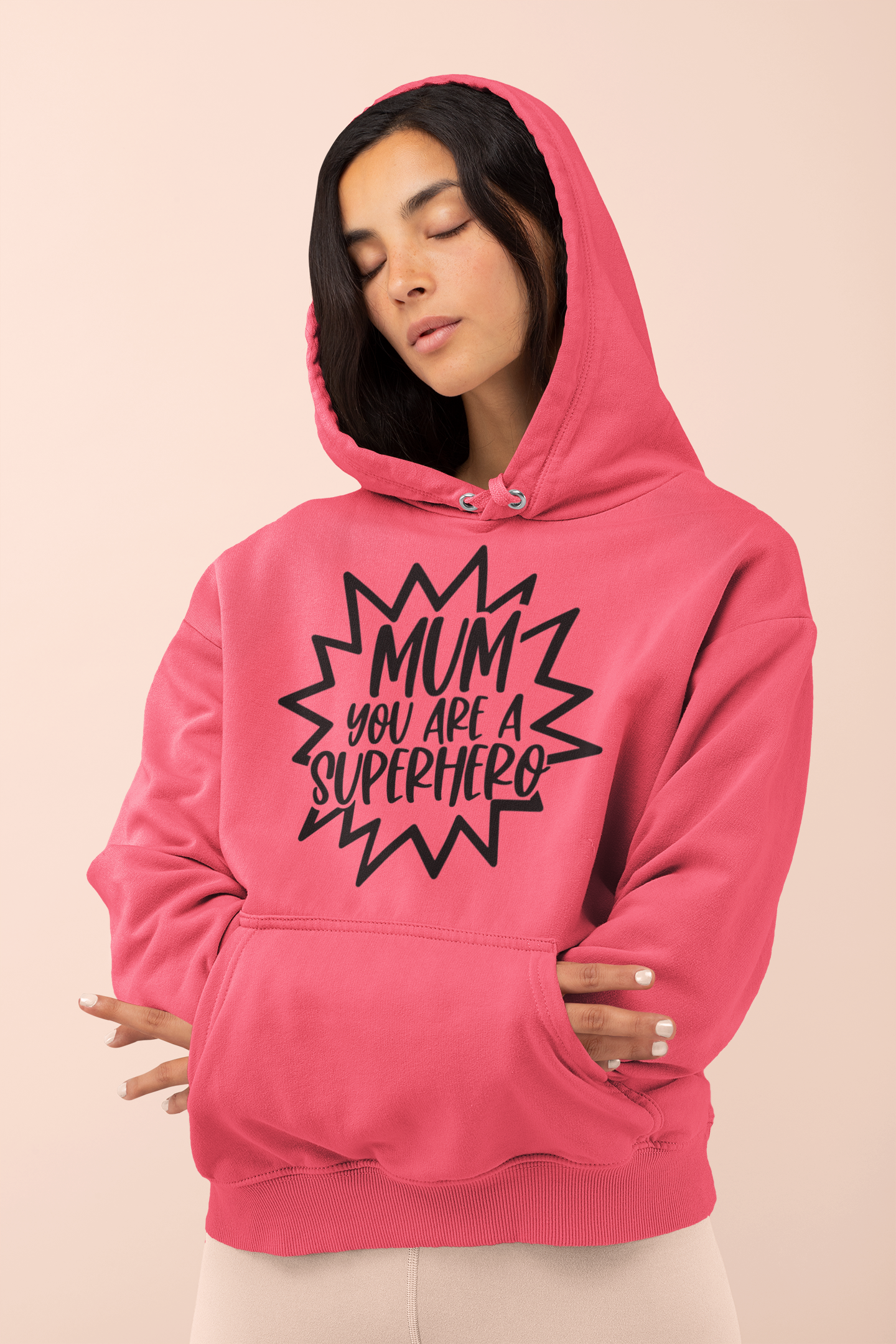 Mum You Are A Superhero Hoodie - Image 2